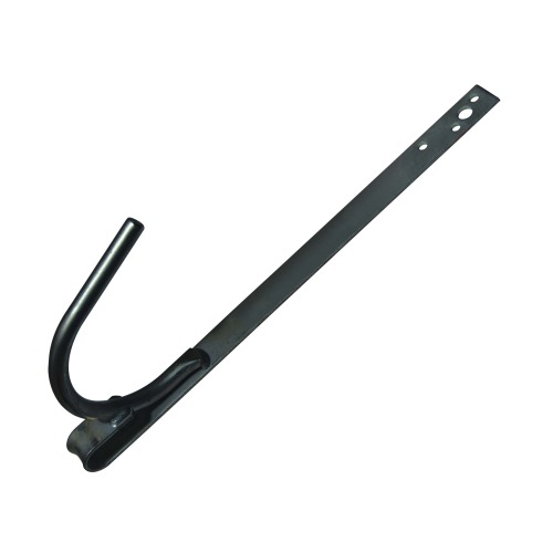 Stainless steel Graphite grey RAL 7024 MH flat safety hook 316